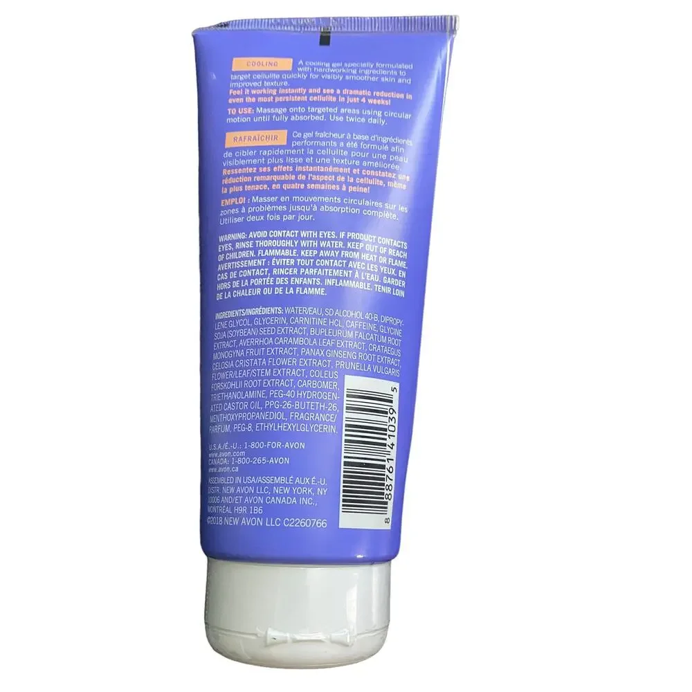 Avon NAKED PROOF Smooth Moves Anti-Cellulite Cooling Gel L-CARNITINE 6.7 FL OZ